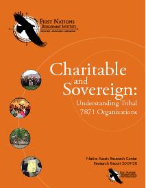 Charitable and Sovereign: Understanding Tribal 7871 Organizations