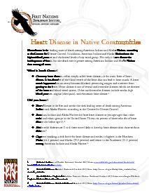Fact Sheet #6  Heart Disease in Native Communities