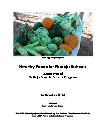 Healthy Foods for Navajo Schools: Discoveries of a Navajo Farm-to-School Program (2014, revised from 2013)