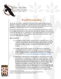 Fact Sheet #8 Food Seasonality