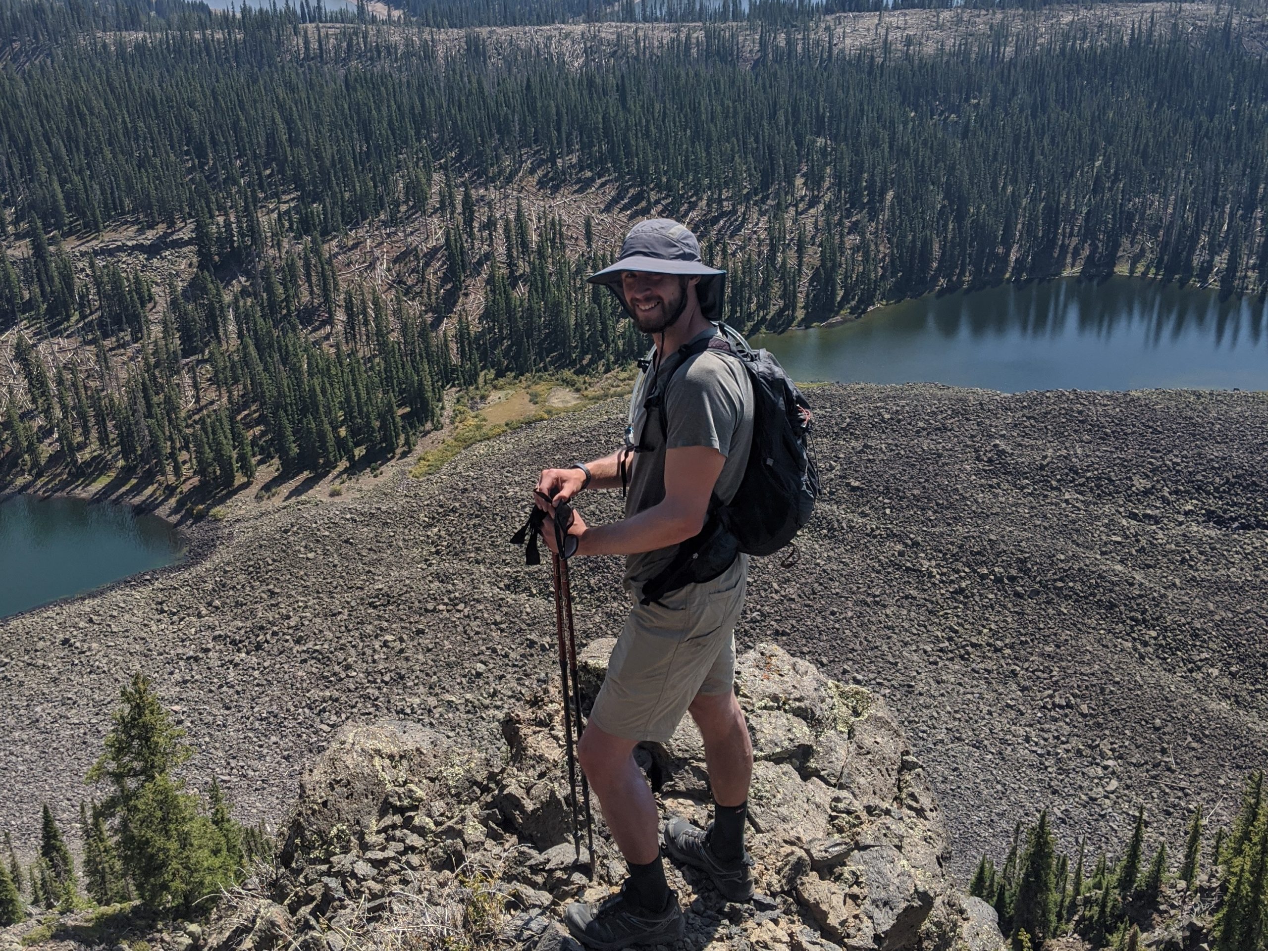 Newsletter Justin Way Donor Story hiking cropped
