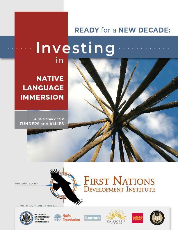 Investing in Native Language Immersion: A Summary for Funders and Allies
