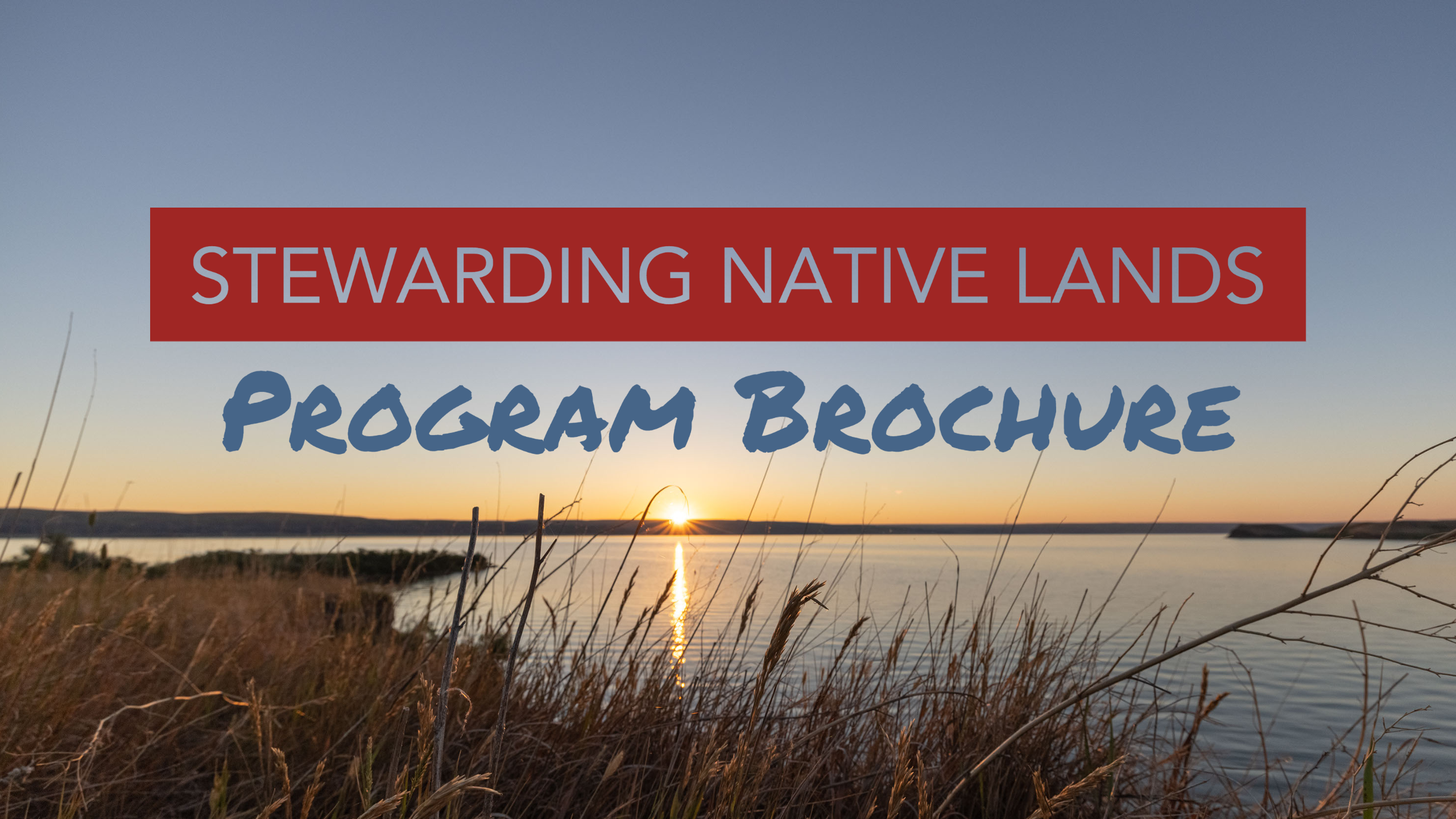 Stewarding Native Lands Brochure
