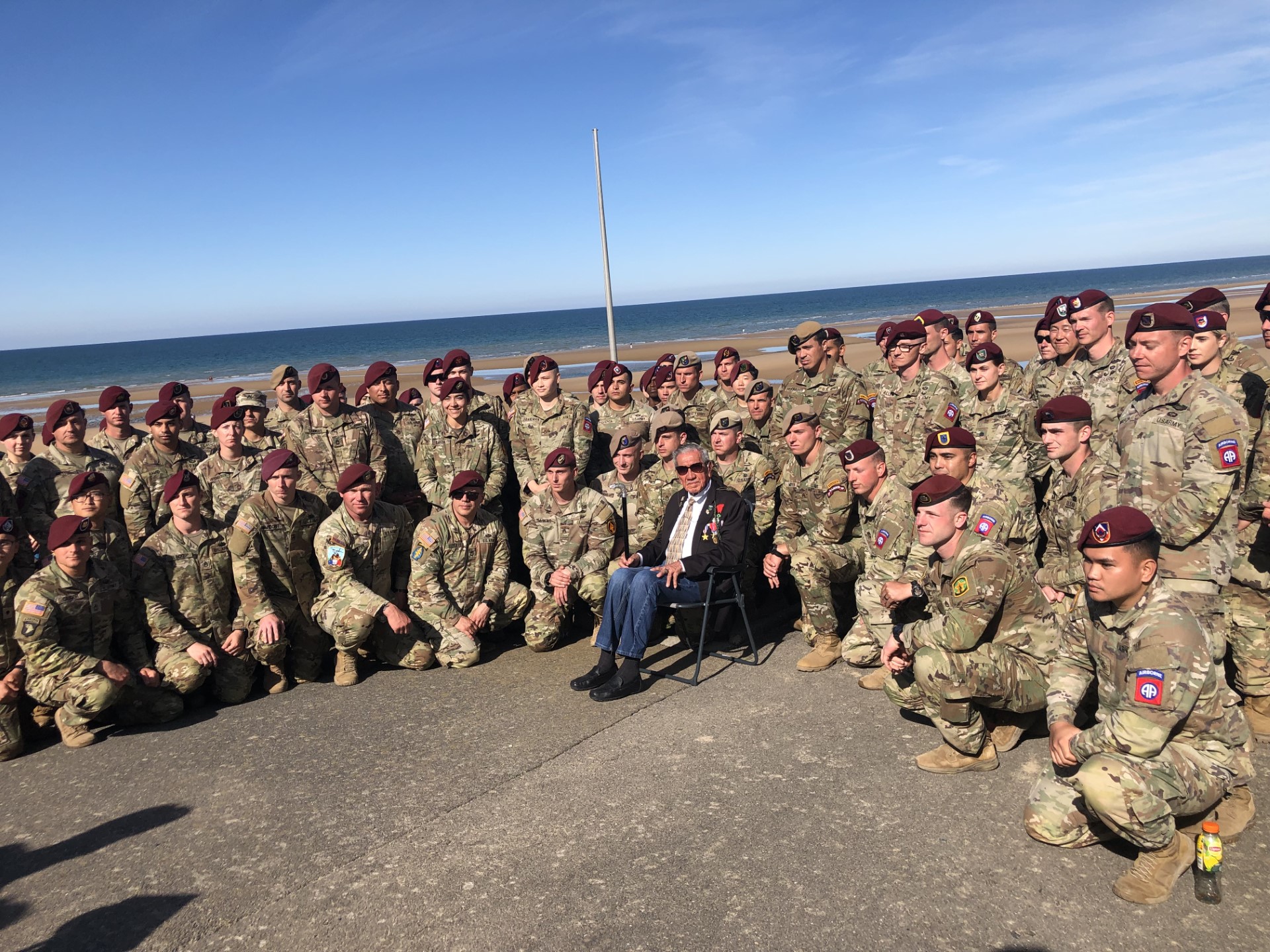 A 100-Year-Old Penobscot Veteran Returns Yearly to the Beaches of Normandy to Commemorate D-Day