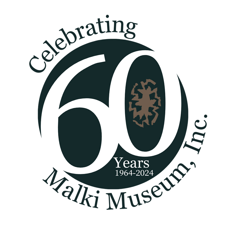 Malki Museu 60th anniversary logo